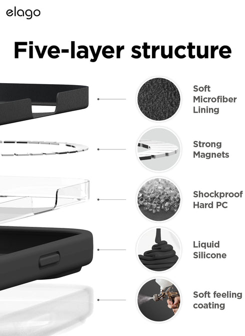 elago iPhone 14 Case Silicone (MagSafe)